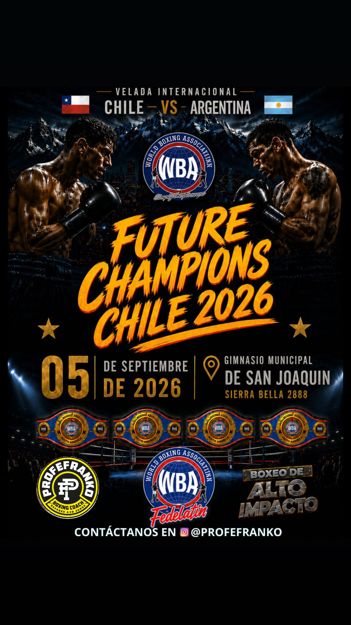 Imagen oficial de Future WBA Chile 2026